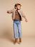 Sherpa Jacket with Leopard-Print Lining, Mother-Daughter Capsule Collection, ENVIE DE FRAISE taupe 