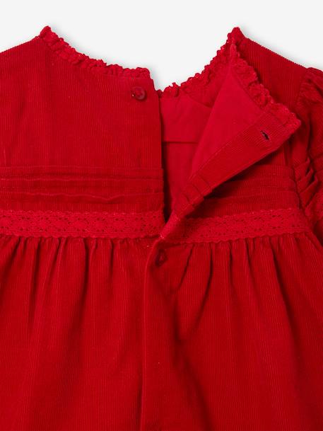 3-Piece Christmas Set for Newborns: Dress + Headband + Tights red 