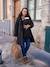 Long, Convertible Lightweight Jacket for During & After Pregnancy by ENVIE DE FRAISE black 