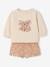 Christmas Set for Baby Girls: Sequinned Sweatshirt & Shorts gold 