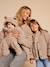Sherpa Jacket with Leopard-Print Lining, Mother-Daughter Capsule Collection, ENVIE DE FRAISE taupe 