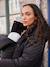Long, Convertible Lightweight Jacket for During & After Pregnancy by ENVIE DE FRAISE black 