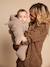 Pramsuit with Leopard Lining, Family Capsule Collection, ENVIE DE FRAISE taupe 