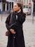 Woollen Cloth Coat, Adaptive for Maternity & Babywearing, by ENVIE DE FRAISE black+hazel 