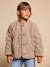Sherpa Jacket with Leopard-Print Lining, Mother-Daughter Capsule Collection, ENVIE DE FRAISE taupe 