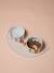 Mat for feeding bowl, FAMILY beige 