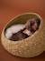 Oval pet basket FAMILY beige 