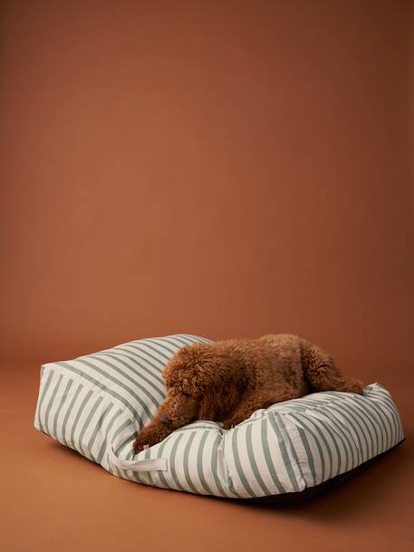 XXL dog mattress FAMILY striped green 