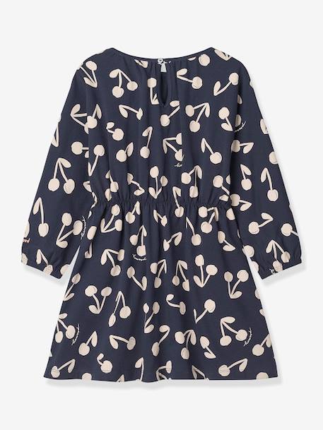 Sadia Dress with Cherry Pattern, LIEWOOD navy blue 