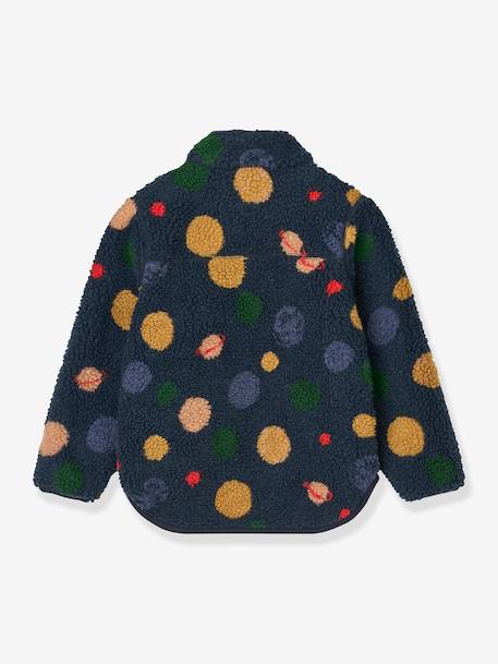 Nolan Fleece Jacket, LIEWOOD brown+navy blue 