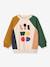 Hooded sweatshirt with LIEWOOD Aude pattern beige 