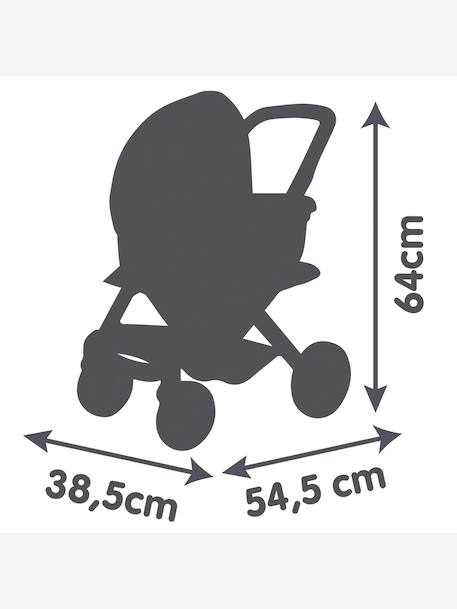 3-in-1 Maxi Cosi Pushchair with Carrycot - SMOBY beige+pale pink 