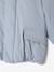 Lightweight jacket with polar fleece lining and hood crystal blue 