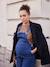 Wide Cut Denim Dungarees for Maternity, ENVIE DE FRAISE brut denim 