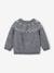 Baby Christmas jacquard jumper from the family capsule collection marl grey 