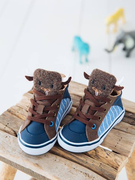 Trainers with Buffalo-Shaped Tongue for Boys Blue 