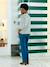 Cotton* striped nursing clothes t-shirt green 