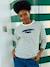 Cotton* striped nursing clothes t-shirt green 