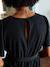 Glittery velvet jumpsuit for pregnancy and nursing clothes black 