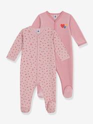 -Pack of 2 PETIT BATEAU cotton baby pyjamas