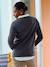 Maternity sweatshirt with heart-to-heart pattern anthracite 