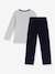PETIT BATEAU velvet pyjamas for children grey 