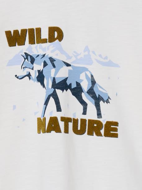Long-Sleeved T-Shirt for Boys ecru 
