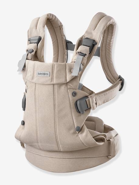 BABYBJORN Harmony Baby Carrier in mottled woven fabric beige 