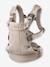 BABYBJORN Harmony Baby Carrier in mottled woven fabric beige 