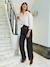 Sequinned Trousers for Maternity black 