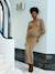 Marl Knit Maxi Dress for Maternity chocolate 
