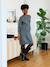 Cable Knit Jumper Dress with Wool for Maternity marl grey 