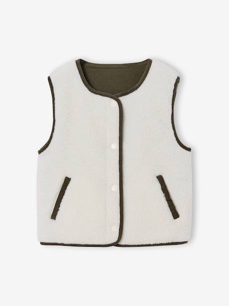 Child's reversible cardigan from the family capsule ecru 