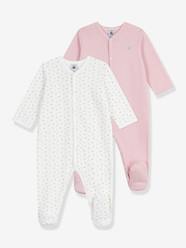 -Pack of 2 Printed Cotton Pyjamas for Babies, PETIT BATEAU