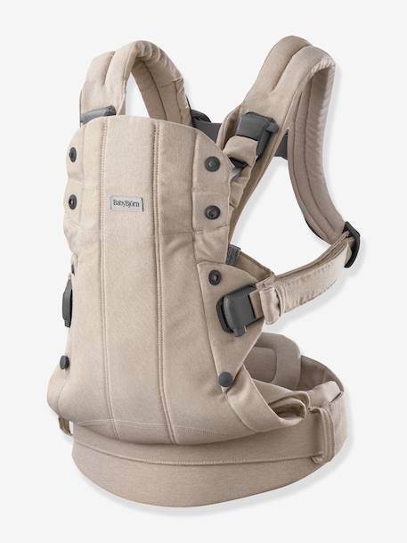 BABYBJORN Harmony Baby Carrier in mottled woven fabric beige 