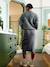 Ribbed knit maternity midi pencil skirt anthracite 