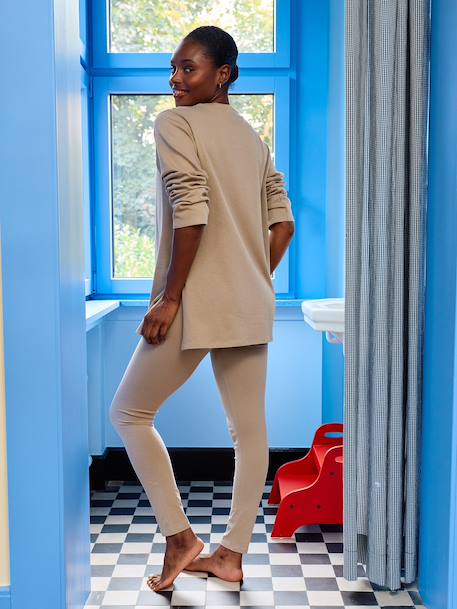 2-Piece Pyjamas for Maternity taupe 