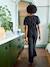 Glittery velvet jumpsuit for pregnancy and nursing clothes black 