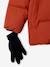 Fleece-Lined Lightweight Jacket, with Mittens or Gloves amber+fir green 