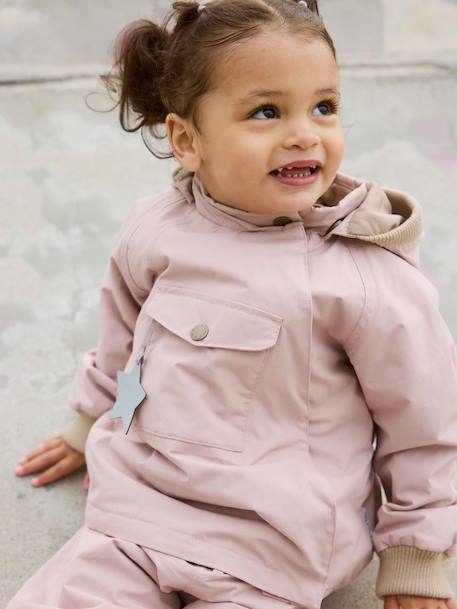 MATWAIO all-season jacket for children MINI A TURE deep blue+green+old rose 
