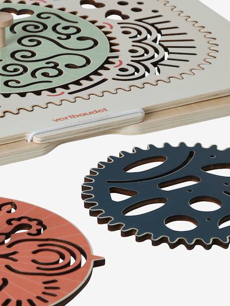 Creative FSC® wood spirals and mandalas set wood 