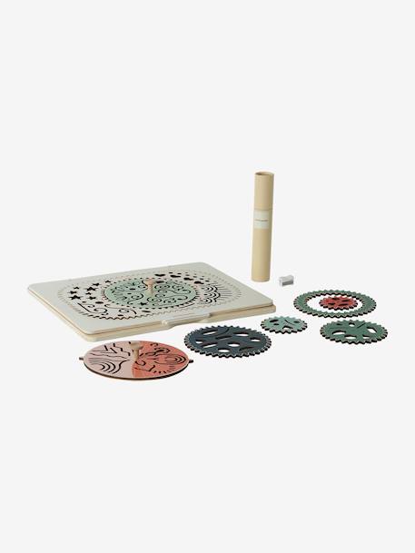 Creative FSC® wood spirals and mandalas set wood 