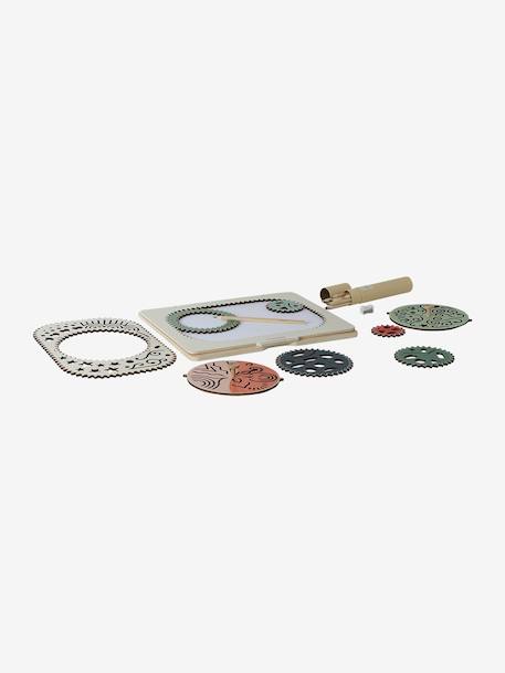 Creative FSC® wood spirals and mandalas set wood 