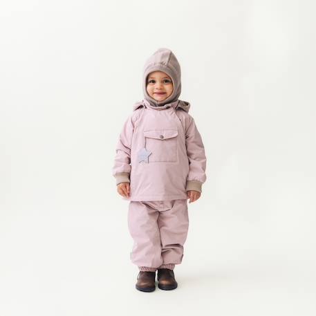 MATWAIO all-season jacket for children MINI A TURE deep blue+green+old rose 