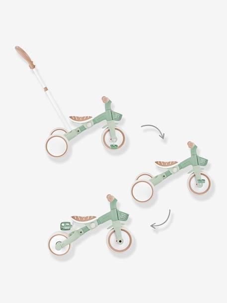 Learning Trike ride-on toy - 2-in-1 Tricycle - GLOBBER olive+taupe 