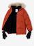 Fleece-Lined Lightweight Jacket, with Mittens or Gloves amber+fir green 