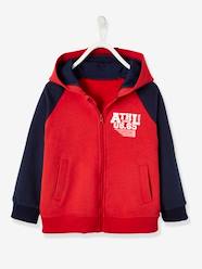 Boys-Sportswear-Zipped Jacket with Hood for Boys