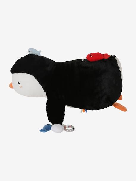 Large Cuddly Penguin with Activities, North Pole white 