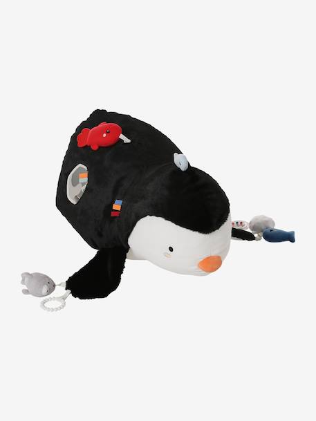Large Cuddly Penguin with Activities, North Pole white 