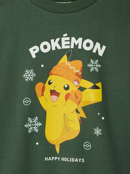Cotton Pok‚mon Christmas sweatshirt for boys fir green 